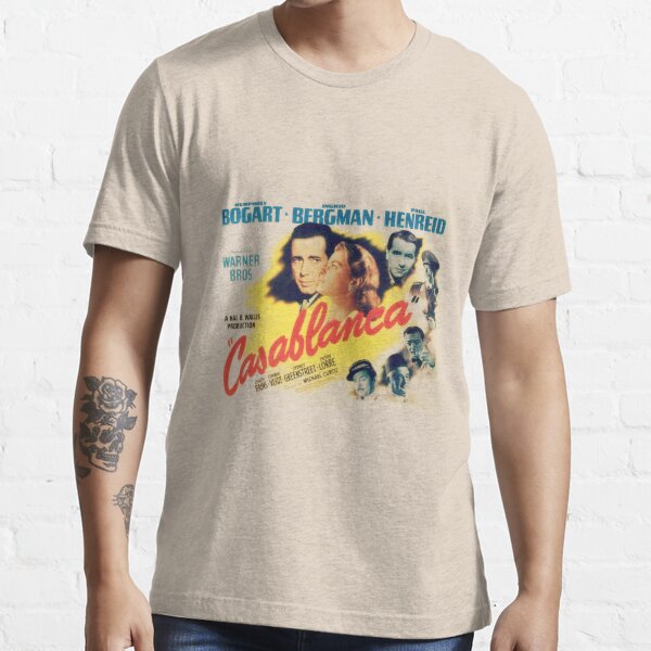 "Casablanca" T-shirt for Sale by usingbigwords | Redbubble | humphrey t