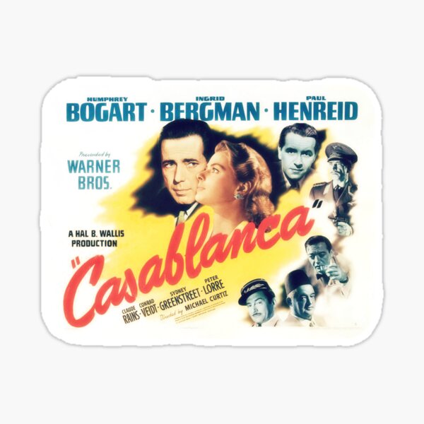 Casablanca Sticker