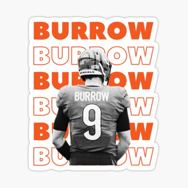 Funny Cool Joe Burrow football  Sticker for Sale by EliixirStreet