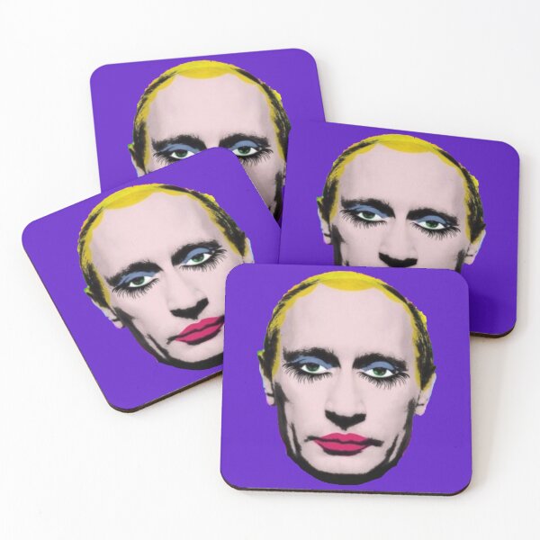 Item preview, Banned in Russia - Putin In Drag (purple anti war edition) designed and sold by Thelittlelord.