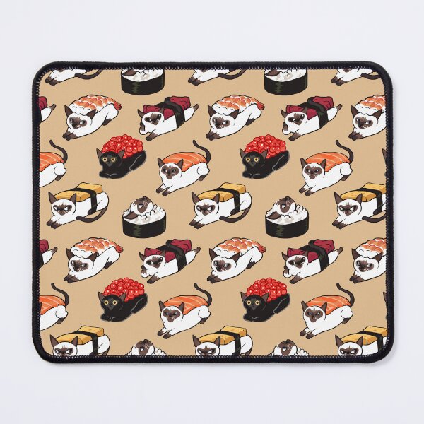 Aperçu de l'œuvre Sushi Chat Siamois créée et vendue par Huebucket.