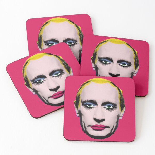 Item preview, Banned in Russia - Putin In Drag (lipstick anti war edition) designed and sold by Thelittlelord.