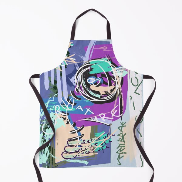 Item preview, scoliosis street art graffiti neo-expressionism colorful art designed and sold by sibleystudios.