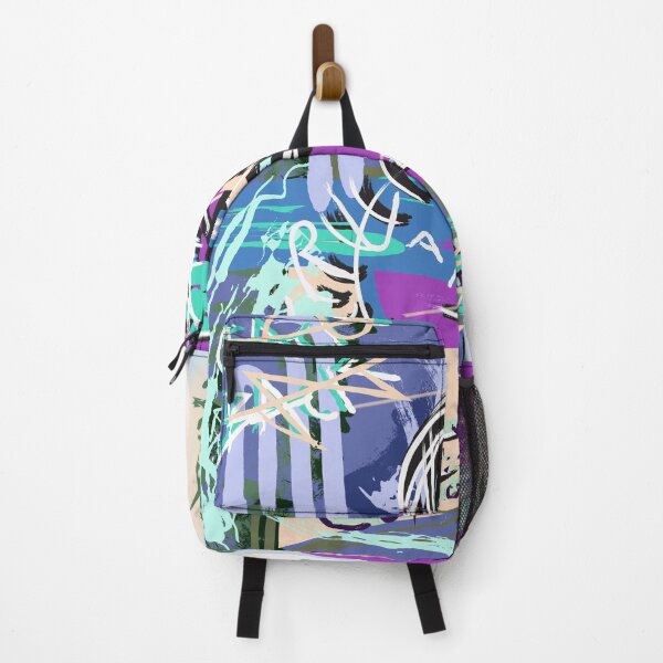 Item preview, scoliosis street art graffiti neo-expressionism colorful art designed and sold by sibleystudios.