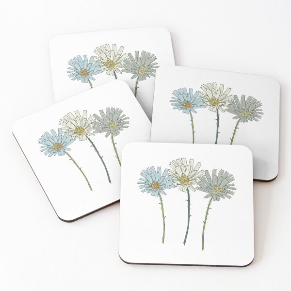 Item preview, Desert Chicory Wildflowers  designed and sold by WalkSimplyArt.