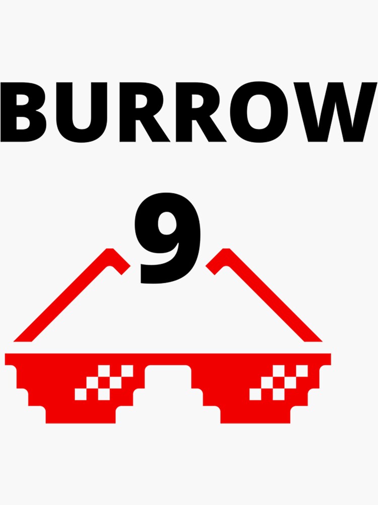 Joe Burrow Glasses Sticker for Sale by EliixirStreet