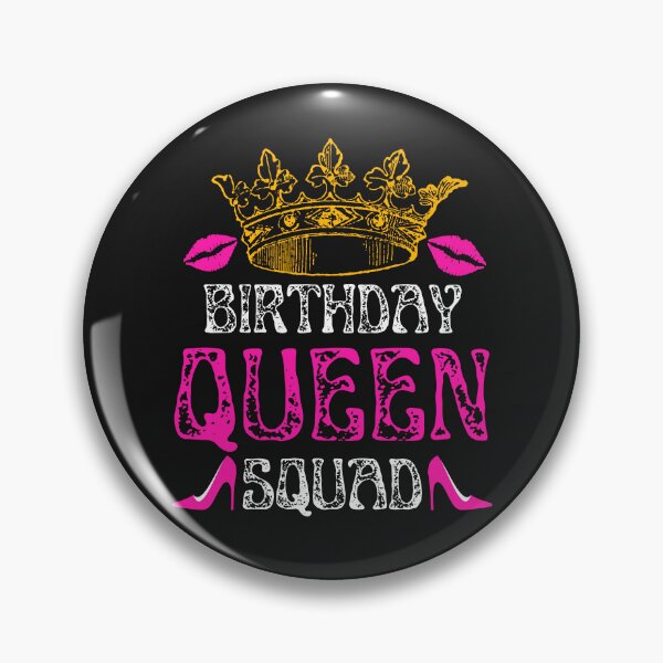 Item preview, Birthday Queen Squad for Women Queen Golden Pink Shoe Family designed and sold by PuPPuB.
