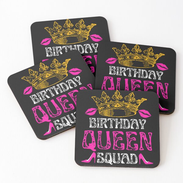 Item preview, Birthday Queen Squad for Women Queen Golden Pink Shoe Family designed and sold by PuPPuB.