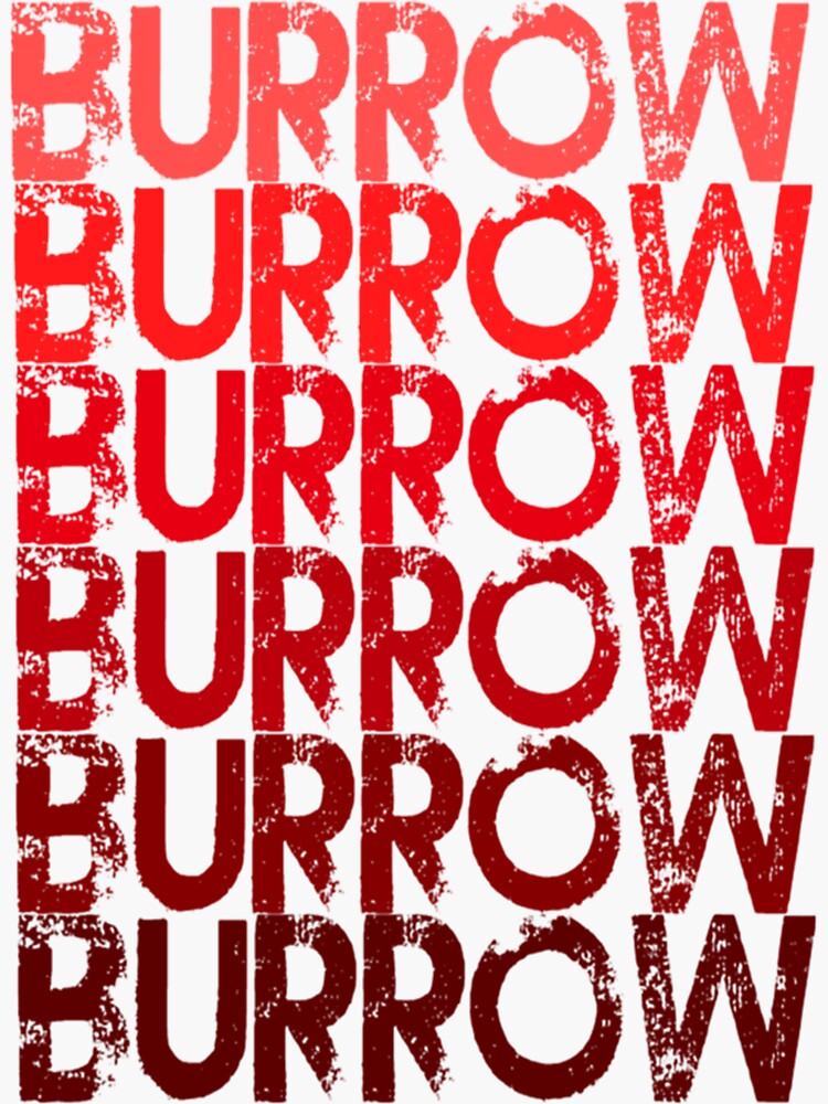 Joe Burrow Glasses  Sticker for Sale by TrendiDesigns