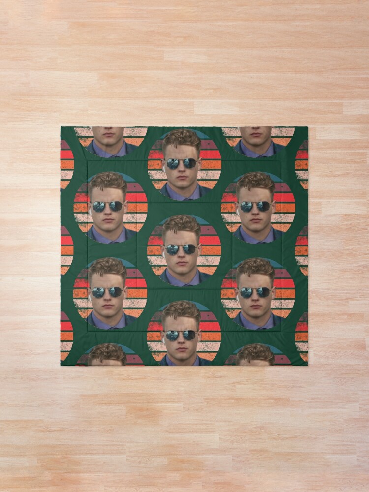 Joe Burrow Glasses Comforter for Sale by EliixirStreet