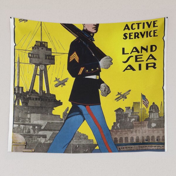 Item preview, active service land sea air designed and sold by warrendavis.