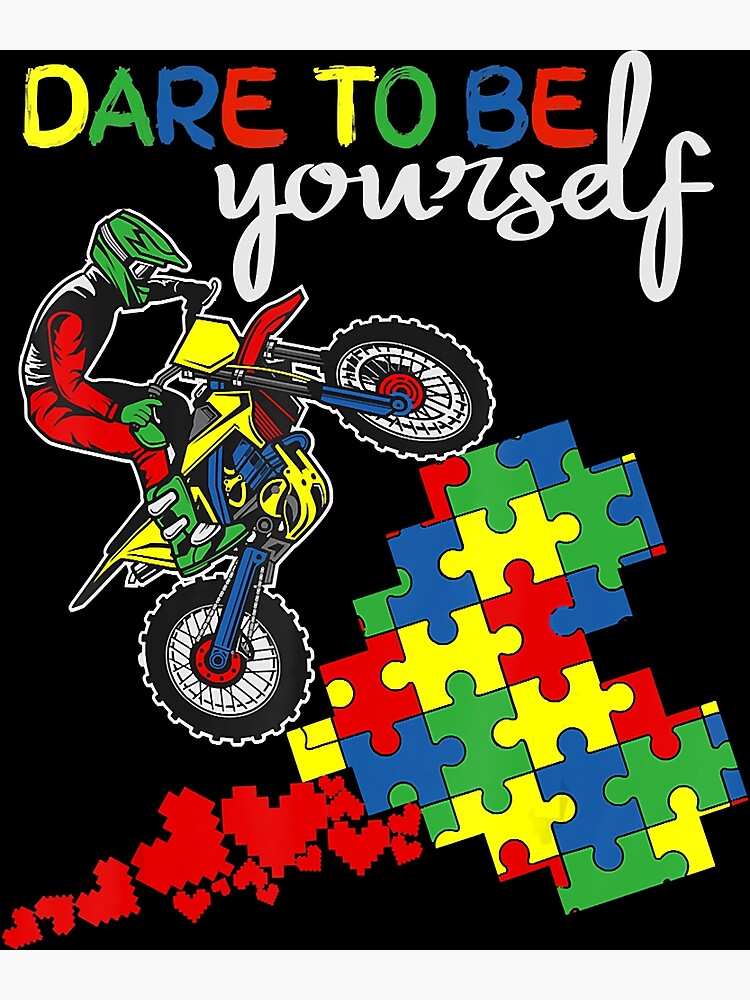 Lámina artística «Rompecabezas del corazón de la bici de la suciedad del mes de la