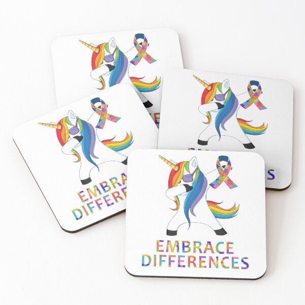 Item preview, Embrace Differences Unicorn designed and sold by GoldenBuffalo79.