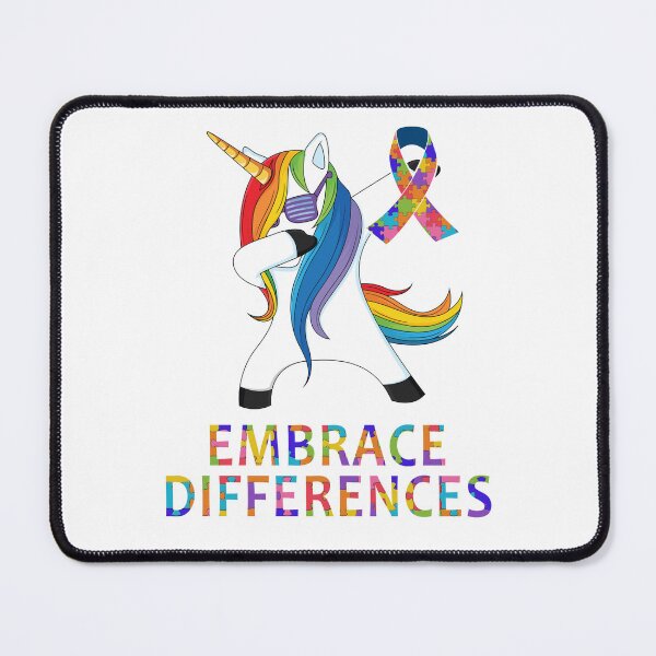 Item preview, Embrace Differences Unicorn designed and sold by GoldenBuffalo79.