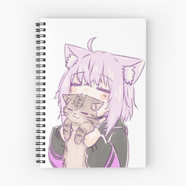 Item preview, Okayu and her kitty designed and sold by AszaAri.