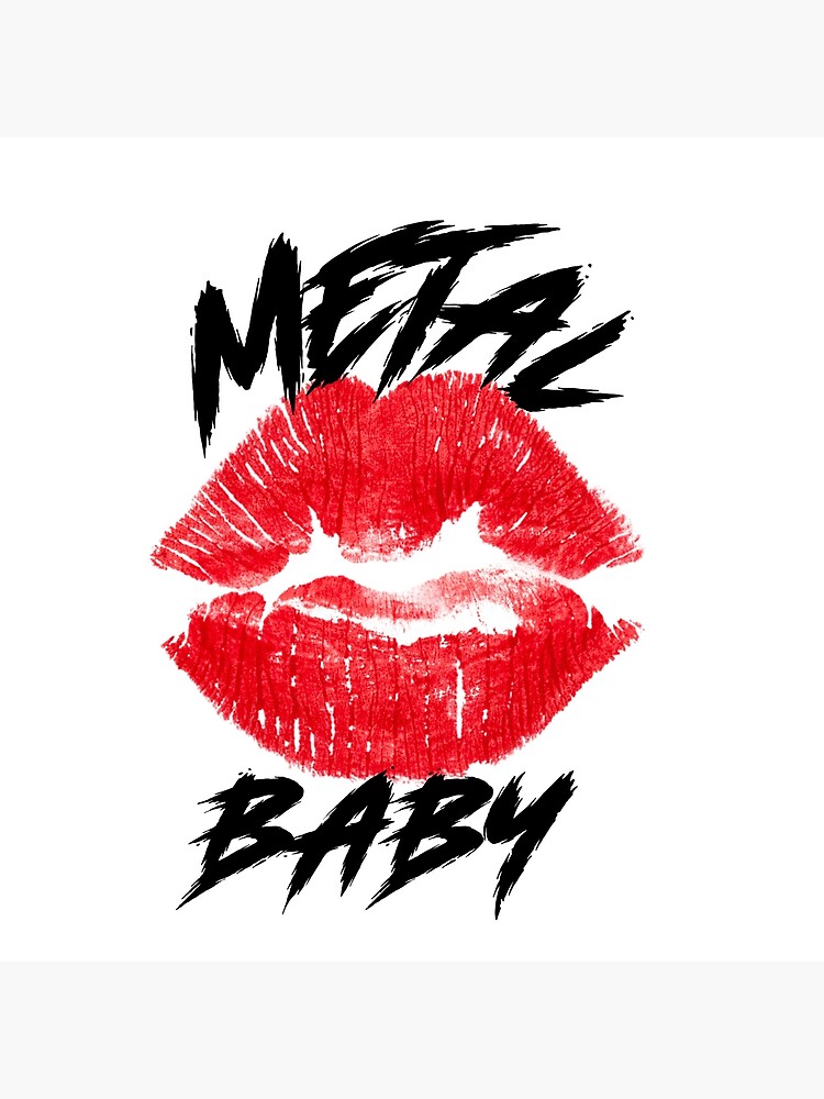 "Heavy metal baby" Poster for Sale by dalhouziemakes Redbubble