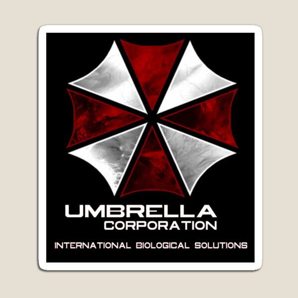 Umbrella Corporation Logo Magnet (Red/White Inserts) by plumpo