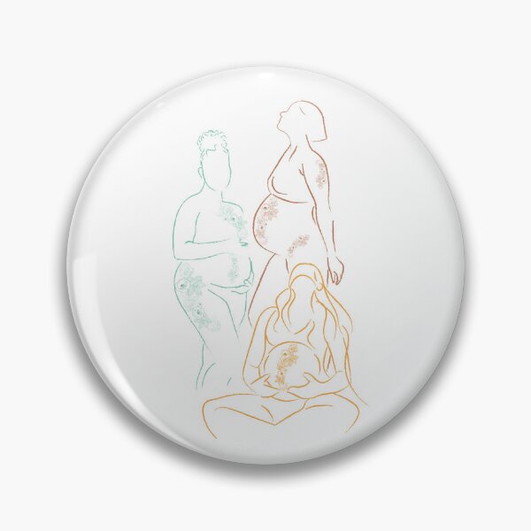 Item preview, Contour Trio Pregnancy Florals designed and sold by Lori Buesking Studio.