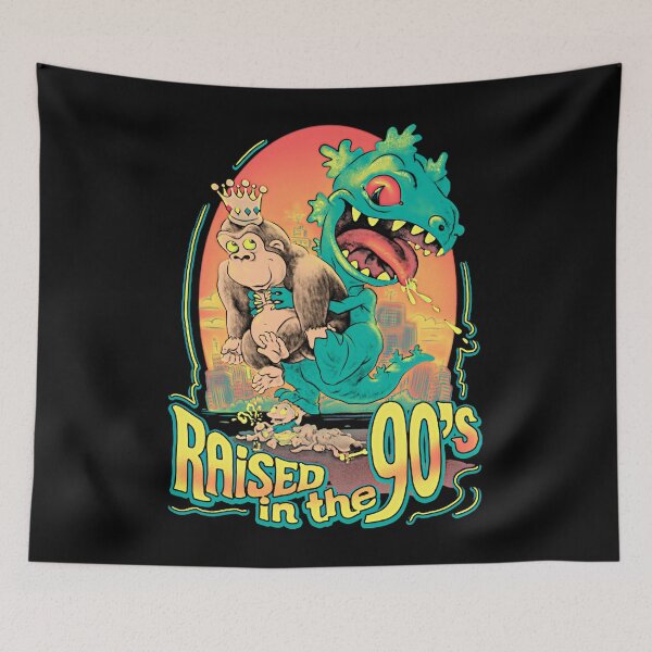 Item preview, Raised in the 90s T-Shirt designed and sold by Modunes2.