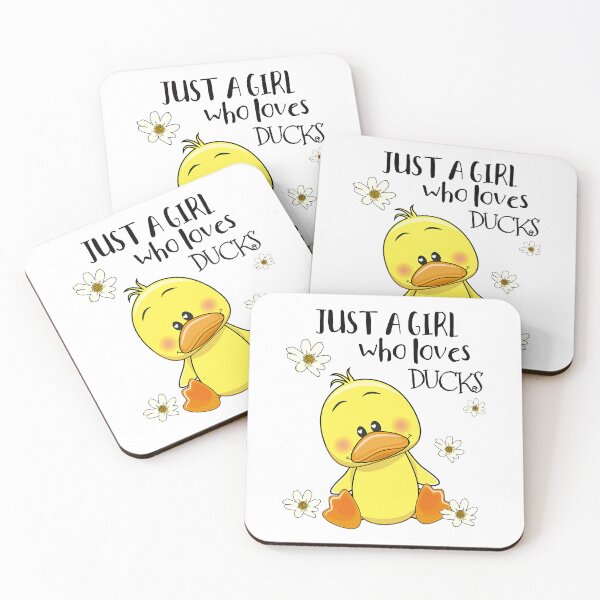 Item preview, Just A Girl Who Loves Ducks designed and sold by vincentalan.