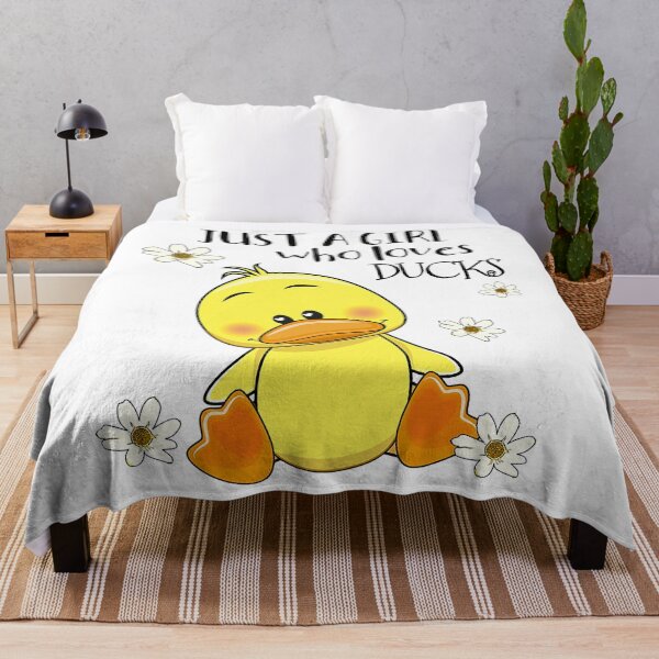 Item preview, Just A Girl Who Loves Ducks designed and sold by vincentalan.