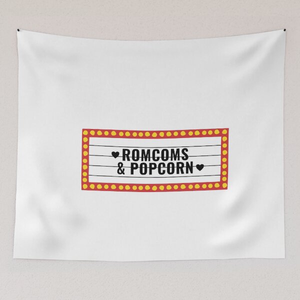 Item preview, Romcoms and Popcorn Movie Marquee designed and sold by cassidy201817.