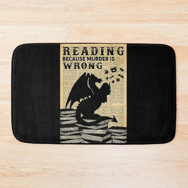 Item preview, Reading because murder is wrong dragon lover designed and sold by KinstleHawa.