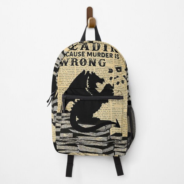 Item preview, Reading because murder is wrong dragon lover designed and sold by KinstleHawa.