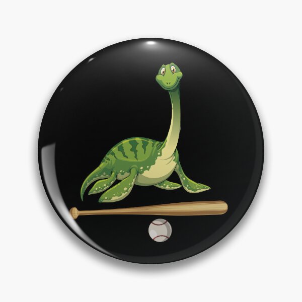 Item preview, Dinosaur Playing Baseball ,Funny Good Dinosaur Baseball Lovers Cute Green Design designed and sold by pedrored369.