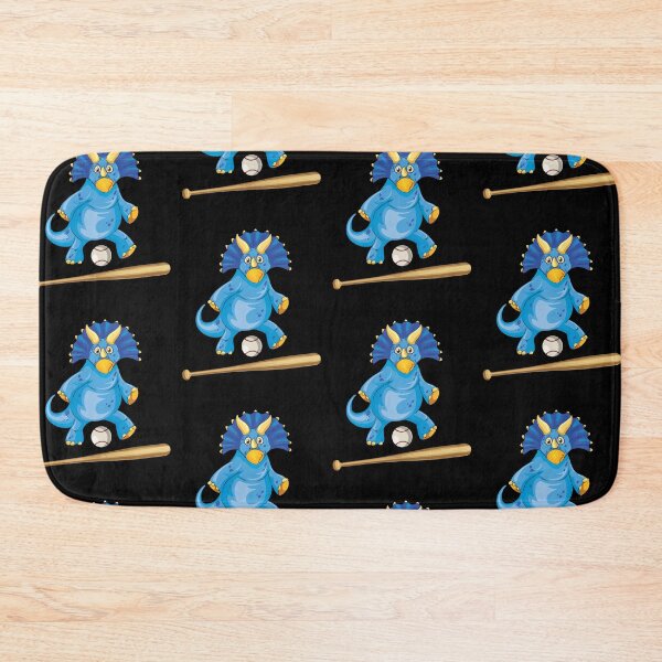 Item preview, Dinosaur Playing Baseball ,Funny Good Dinosaur Baseball Lovers Blue Design designed and sold by pedrored369.