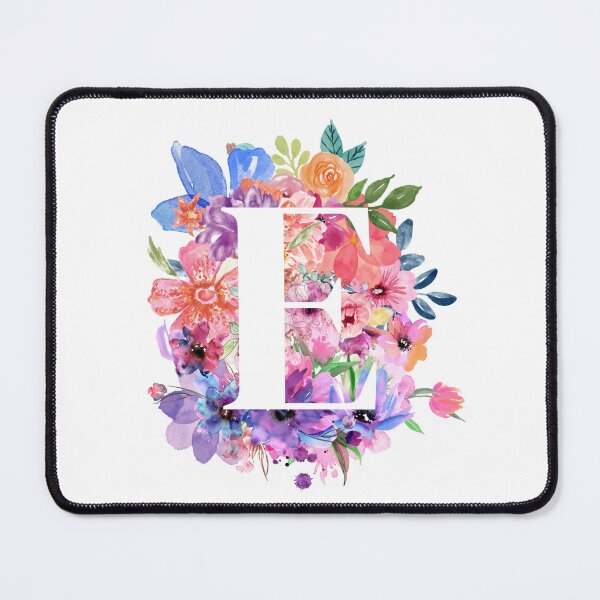 Item preview, Floral E designed and sold by Elle  Hazlett.