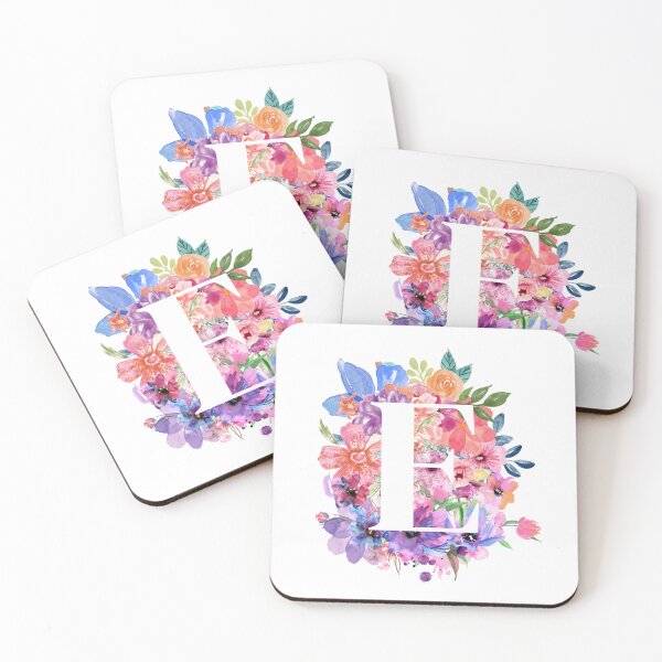 Item preview, Floral E designed and sold by Elle  Hazlett.