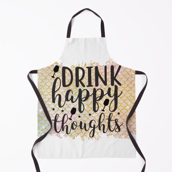 Item preview, Drink Happy Thoughts  designed and sold by MemasStore23.