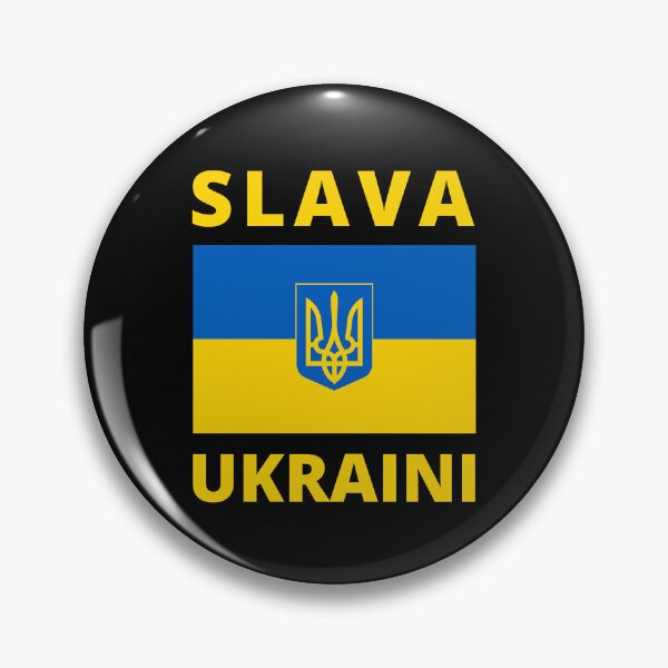 Item preview, SLAVA UKRAINI GLORY TO UKRAINE SUPPORT UKRAINE PROTEST PUTIN designed and sold by DoodlrMob.