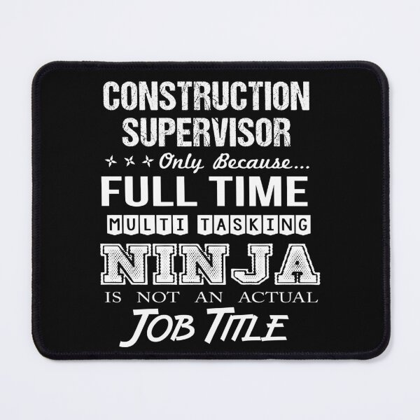 Item preview, Construction Supervisor T Shirt - Ninja Job Gift Item Tee designed and sold by ritterdick.