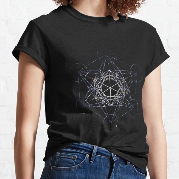 Metatrons Cube Sternhaufen Heilige Geometrie Classic T-Shirt