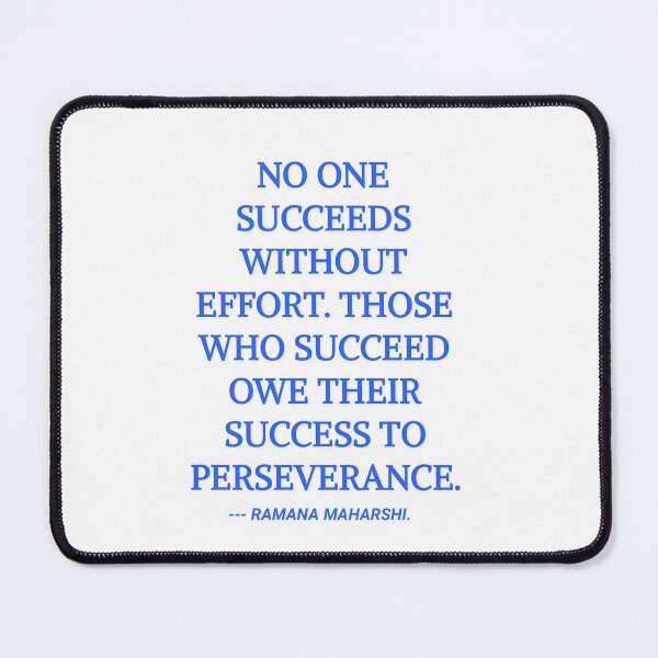 Item preview, Perseverance quote by swami Ramana Maharshi. designed and sold by Aumcreations.