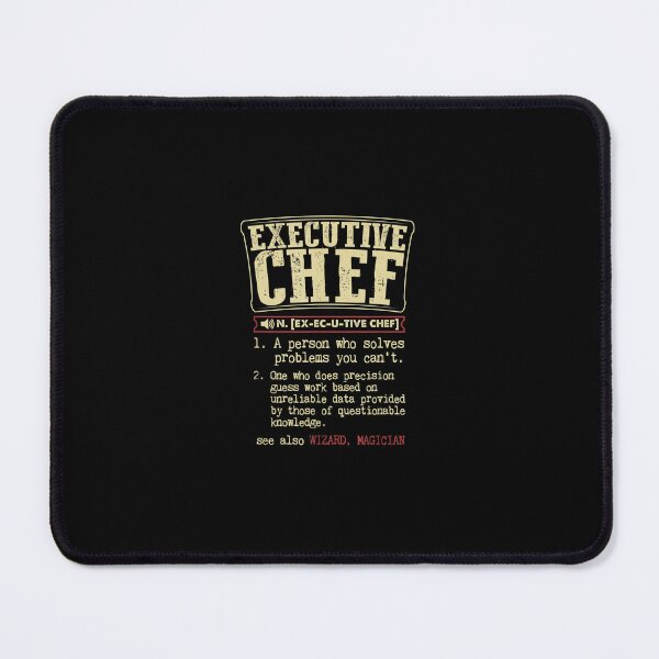Item preview, Executive Chef Funny Definition Graphics designed and sold by roseanger.