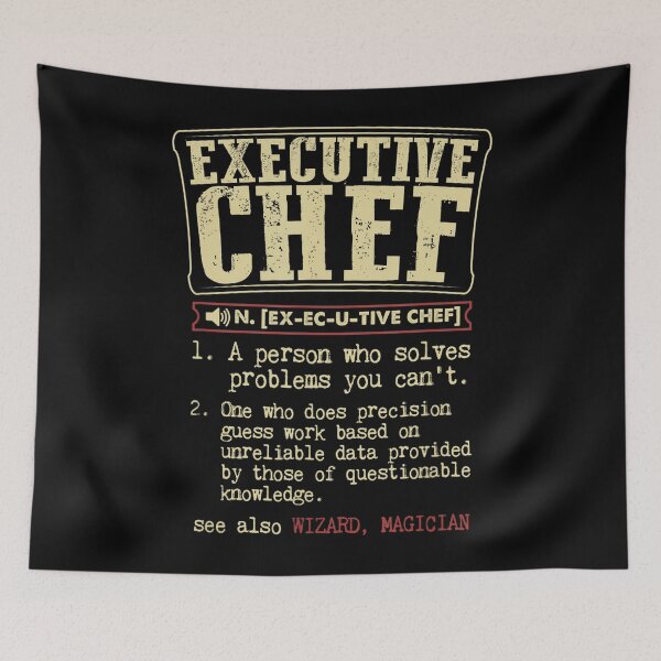 Item preview, Executive Chef Funny Definition Graphics  designed and sold by roseanger.