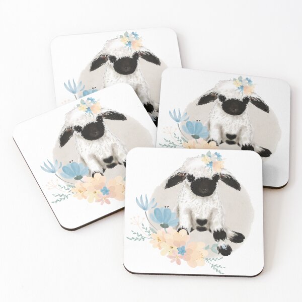 Item preview, sheep flowers designed and sold by WerbegrafikZ.