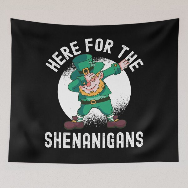 Item preview, Here For The Shenanigans - St. Patricks Day designed and sold by Fabvity.