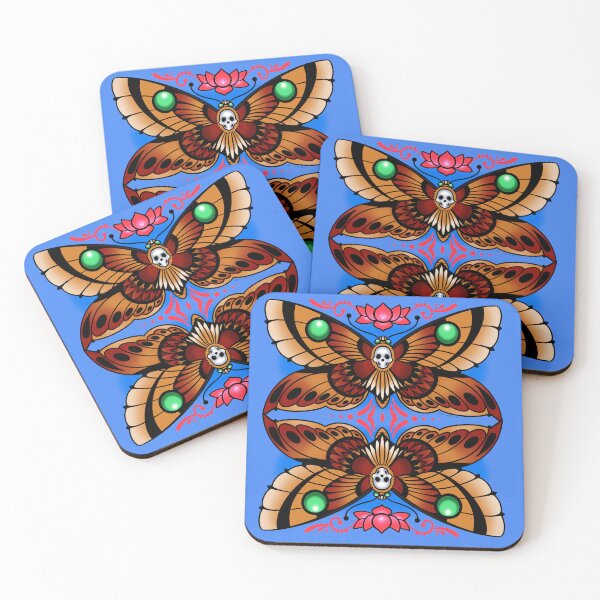 Item preview, Moth & Lotus designed and sold by MetroInk.