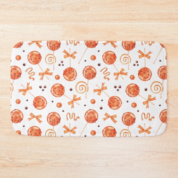 Item preview, Caramel lollipops pattern hand-drawn with watercolor paints. designed and sold by Trilisti.