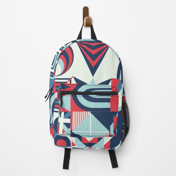 Item preview, Neo Geo Design for Summer - Red, White and Blues - Nautical designed and sold by LthrDaddyBear.