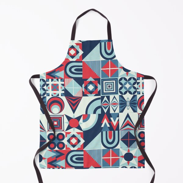 Item preview, Neo Geo Design for Summer - Red, White and Blues - Nautical designed and sold by LthrDaddyBear.