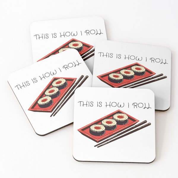 Item preview, This Is How I Roll Pun Sushi designed and sold by LuckyKermit.