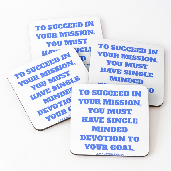 Item preview, To succeed in your mission quote by A.P.J ABDUL KALAM designed and sold by Aumcreations.