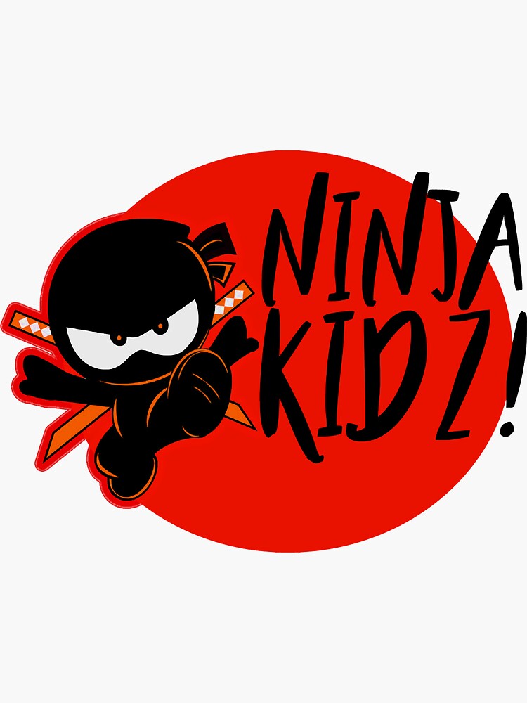 "ninja kidz officiel logo Sticker" Sticker by danesicdheggl Redbubble