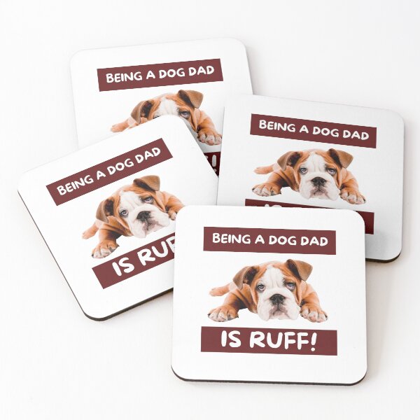 Item preview,  Being a dog dad is ruff! Best Dog Dad | Cute Dod Shirt | Dog Lover Gift |Pet Lover| Fur Parents | Dog Dad | Mum Gift  designed and sold by Duncan Udawatta  | The Mugzz Shop.