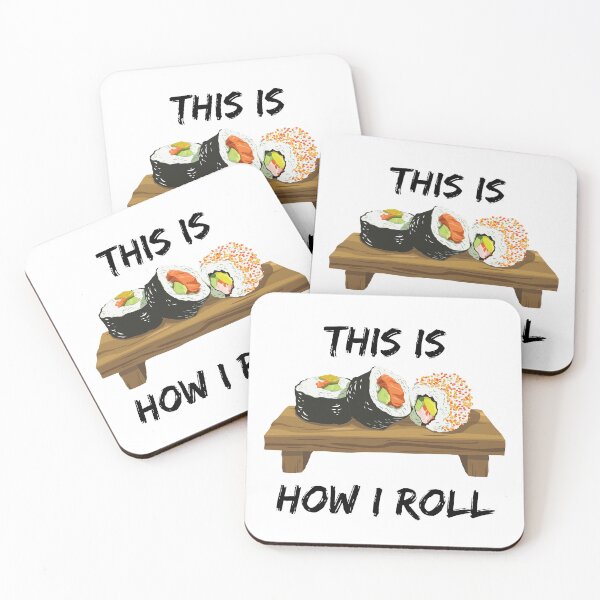 Item preview, This Is How I Roll Sushi Pieces designed and sold by LuckyKermit.